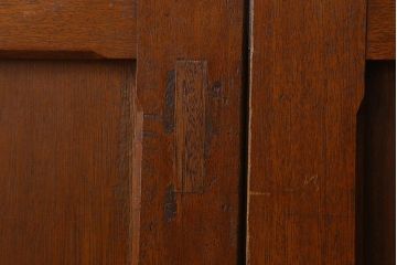 クリアガラス入り　昭和レトロのガラス引き戸(ガラス戸)4枚組(1)