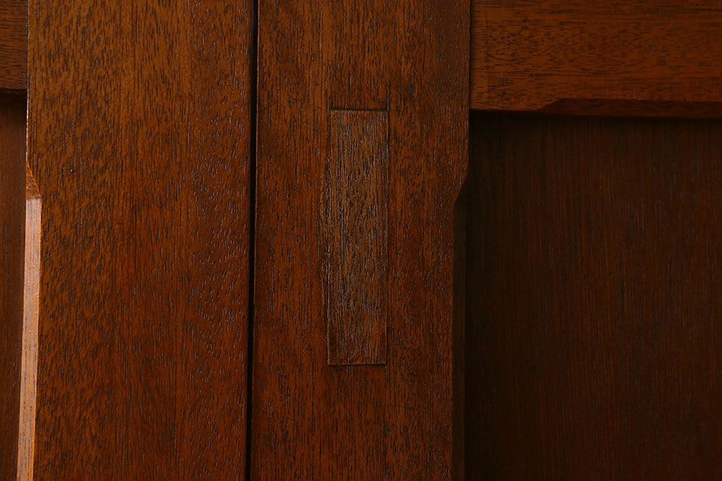 クリアガラス入り　昭和レトロのガラス引き戸(ガラス戸)4枚組(1)