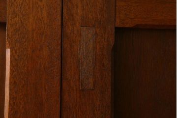 クリアガラス入り　昭和レトロのガラス引き戸(ガラス戸)4枚組(1)