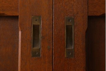 クリアガラス入り　昭和レトロのガラス引き戸(ガラス戸)4枚組(1)