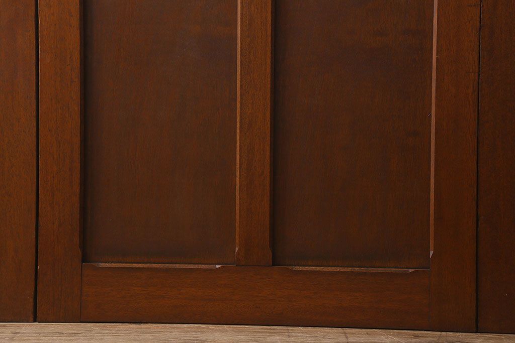 クリアガラス入り　昭和レトロのガラス引き戸(ガラス戸)4枚組(1)