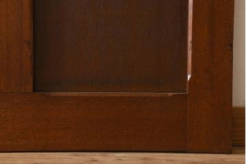 クリアガラス入り　昭和レトロのガラス引き戸(ガラス戸)4枚組(1)