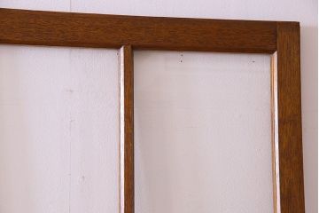 クリアガラス入り　昭和レトロのガラス引き戸(ガラス戸)4枚組