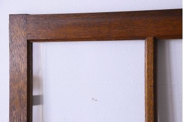 クリアガラス入り　昭和レトロのガラス引き戸(ガラス戸)4枚組