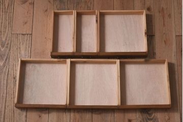 レトロ家具　昭和レトロ　ペイントが施された小引き出し