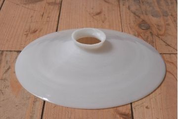 昭和レトロ　懐かしさ漂う平笠の天井照明(電笠)2ヶセット