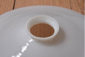 昭和レトロ　懐かしさ漂う平笠の天井照明(電笠)2ヶセット