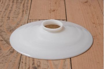 昭和レトロ　温かみのある平笠のシェード(電笠)(1)