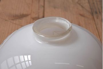和製アンティーク　切子入り!和の趣溢れる大正期の天井照明(シェード、電笠)