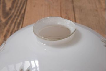 和製アンティーク　美しい切子入りの天井照明(シェード、電笠)