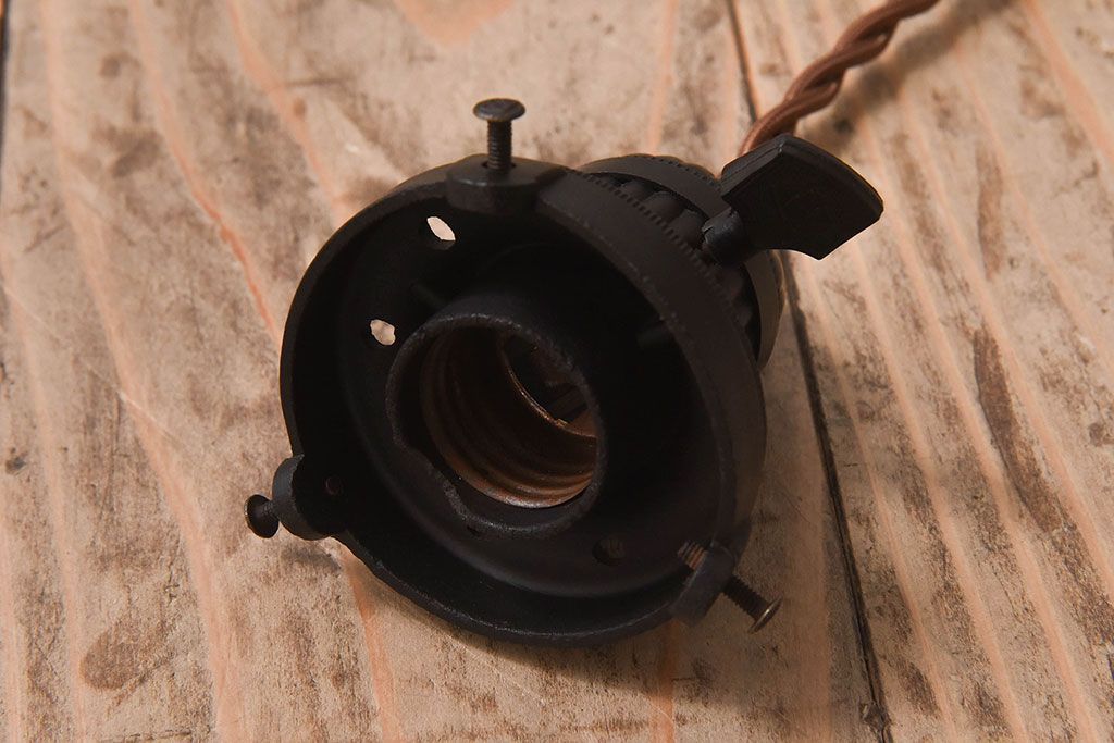 和製アンティーク　美しい切子入りの天井照明(シェード、電笠)