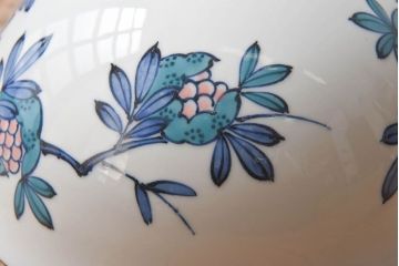 和製アンティーク オールドノリタケ(日陶) 手書き柘榴の図 天井照明(シェード、電笠)