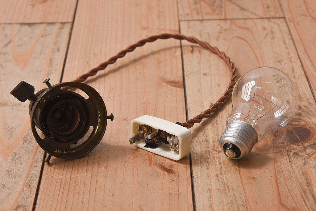 和製アンティーク オールドノリタケ(日陶) 手書き柘榴の図 天井照明(シェード、電笠)