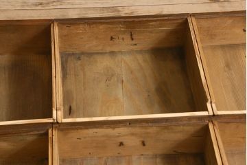 アンティーク家具　古民具・骨董　明治期　和モダンな空間に良く合う帳場箪笥(引き出し、収納箪笥、テレビボード)