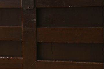 アンティーク家具　古民具・骨董　明治期　和モダンな空間に良く合う帳場箪笥(引き出し、収納箪笥、テレビボード)