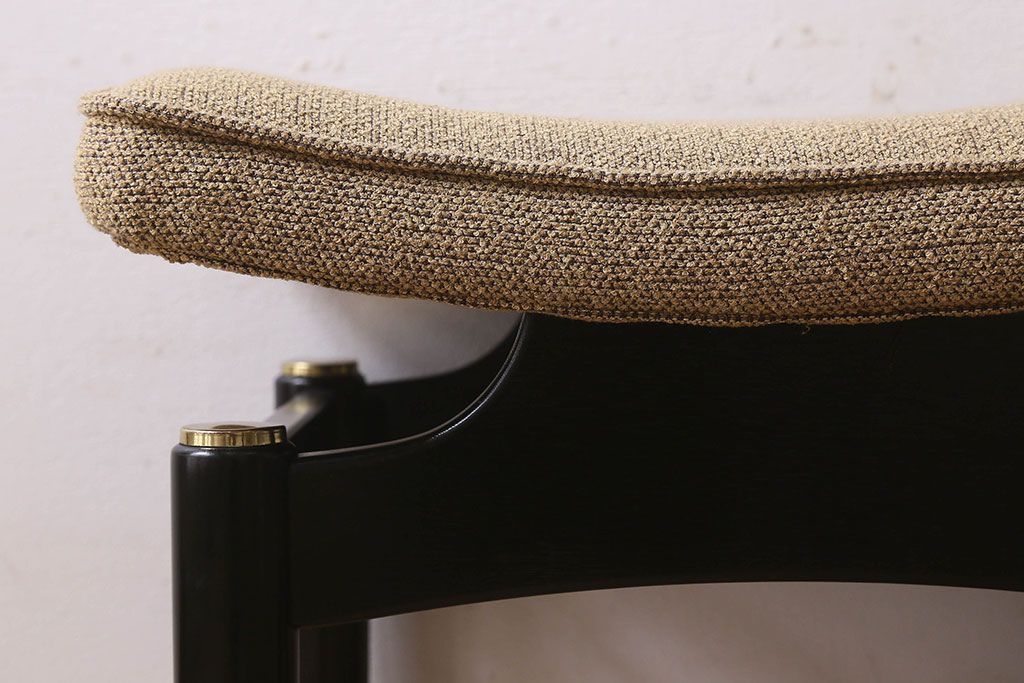 北欧家具 G-PLAN(ジープラン) Tola&Black(トラー&ブラック) 上品なビンテージスツール(オットマン、椅子、クッションチェア)