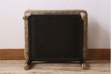 北欧家具 G-PLAN(ジープラン) Tola&Black(トラー&ブラック) 上品なビンテージスツール(オットマン、椅子、クッションチェア)