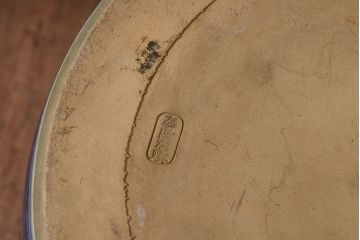 アンティーク雑貨　和製アンティーク　山水図　上品な染付瀬戸火鉢(鉢カバー)