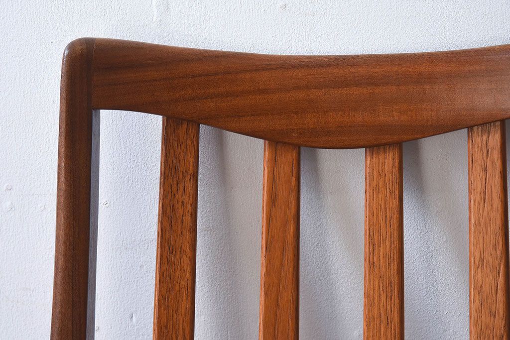北欧家具　G-PLAN(ジープラン)　チーク材の温もり溢れるビンテージダイニングチェア(椅子)(3)