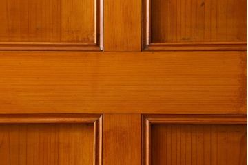 大正〜昭和期　柾目が魅力的　温かみのあるドア(扉)