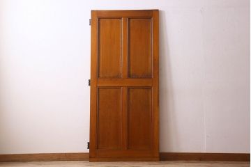 大正〜昭和期　柾目が魅力的　温かみのあるドア(扉)