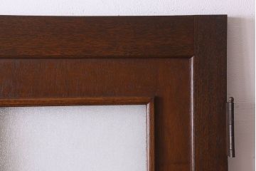 【U様ご成約分】ダイヤガラス使用　真鍮のドアノブがおしゃれな昭和レトロのドア(扉)
