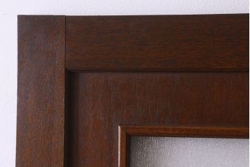 【U様ご成約分】ダイヤガラス使用　真鍮のドアノブがおしゃれな昭和レトロのドア(扉)