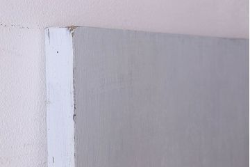 ペイント建具　ミラー付き!シャビーな質感が素敵なドア(扉)