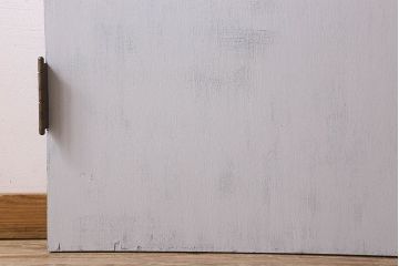 ペイント建具　ミラー付き!シャビーな質感が素敵なドア(扉)