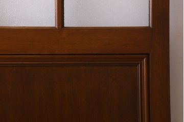 昭和レトロ　ダイヤガラス入り　上品な面持ちの背の高いドア(扉)