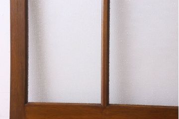 昭和レトロ　ダイヤガラス入り　上品な面持ちの背の高いドア(扉)