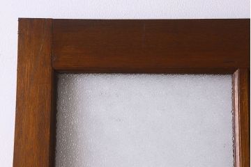 昭和レトロ　ダイヤガラス入り　上品な面持ちの背の高いドア(扉)