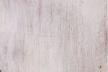 レトロ　丸いミラーがかわいらしい　シャビーな雰囲気漂うペイントドア(扉)