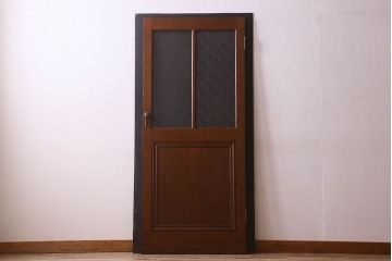 昭和レトロ　ダイヤガラス入り!背の高い上品なドア(扉)