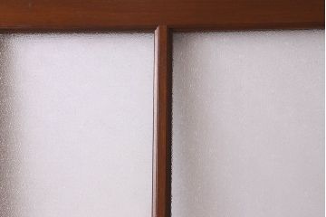 昭和レトロ　ダイヤガラス入り!背の高い上品なドア(扉)