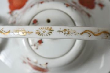 アンティーク雑貨　古民具・骨董　磁器製　梅の絵柄が素敵な銚子(急須)