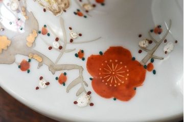 アンティーク雑貨　古民具・骨董　磁器製　梅の絵柄が素敵な銚子(急須)