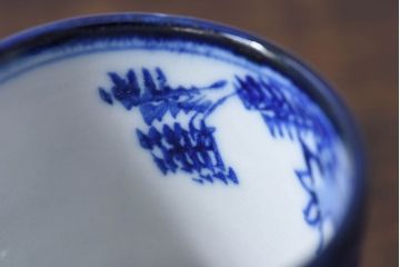 古民具・骨董　染付　雲龍文　湯呑