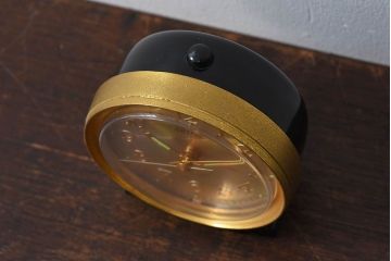 アンティーク雑貨　昭和レトロ　SEIKO soft&loud 2JEWELS　目覚まし時計(置き時計)