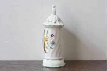 アンティーク雑貨　minton(ミントン)　Haddon Hall(ハドンホール)　置時計(マンテルクロック)(定価約2万2千円)