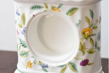 アンティーク雑貨　minton(ミントン)　Haddon Hall(ハドンホール)　置時計(マンテルクロック)(定価約2万2千円)