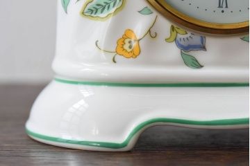 アンティーク雑貨　minton(ミントン)　Haddon Hall(ハドンホール)　置時計(マンテルクロック)(定価約2万2千円)