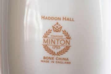 アンティーク雑貨　minton(ミントン)　Haddon Hall(ハドンホール)　置時計(マンテルクロック)(定価約2万2千円)