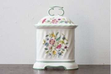 アンティーク雑貨　minton(ミントン)　Haddon Hall(ハドンホール)　置時計(マンテルクロック)(定価約2万2千円)