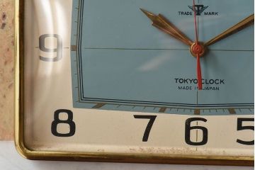 アンティーク雑貨　昭和レトロ　大理石　TOKYO CLOCK　置き時計