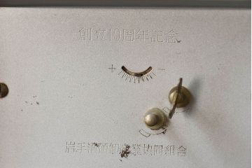 アンティーク雑貨　昭和レトロ　大理石　TOKYO CLOCK　置き時計