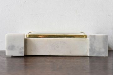 アンティーク雑貨　昭和レトロ　大理石　TOKYO CLOCK　置き時計