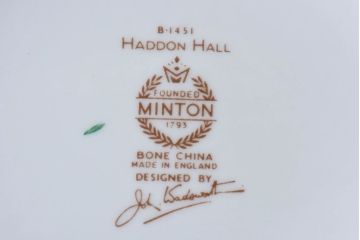 minton(ミントン)　Haddon Hall(ハドンホール)　クリーマー(ミルクポッド)