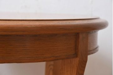 アンティーク雑貨　中古　天童木工　上品なラウンドテーブル(センターテーブル、コーヒーテーブル、サイドテーブル、丸テーブル、花台)(2)