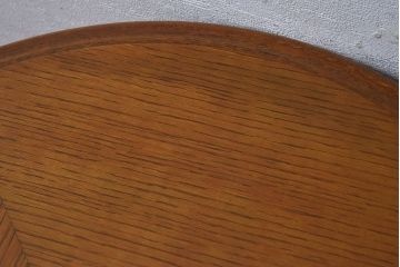 アンティーク雑貨　中古　天童木工　上品なラウンドテーブル(センターテーブル、コーヒーテーブル、サイドテーブル、丸テーブル、花台)(3)